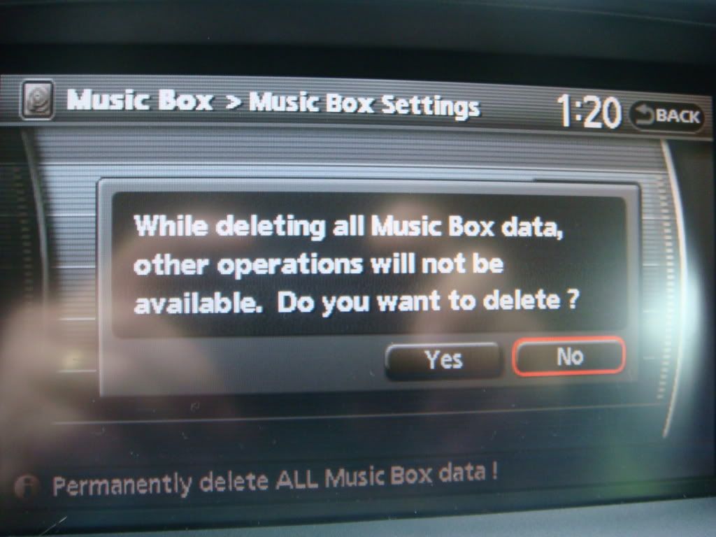 Removing music from 08 Music Box Nissan Forum Nissan Forums
